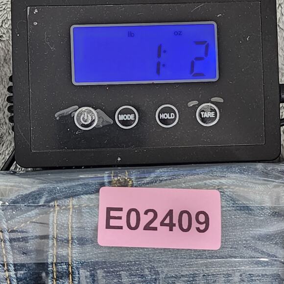 Simply Vera Vera Wang Jeans Womens 12 Blue Distressed Crop Straight Leg Stretch - Picture 14 of 14